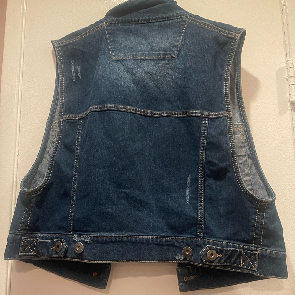 Unionbay Navy Blue Denim Vest